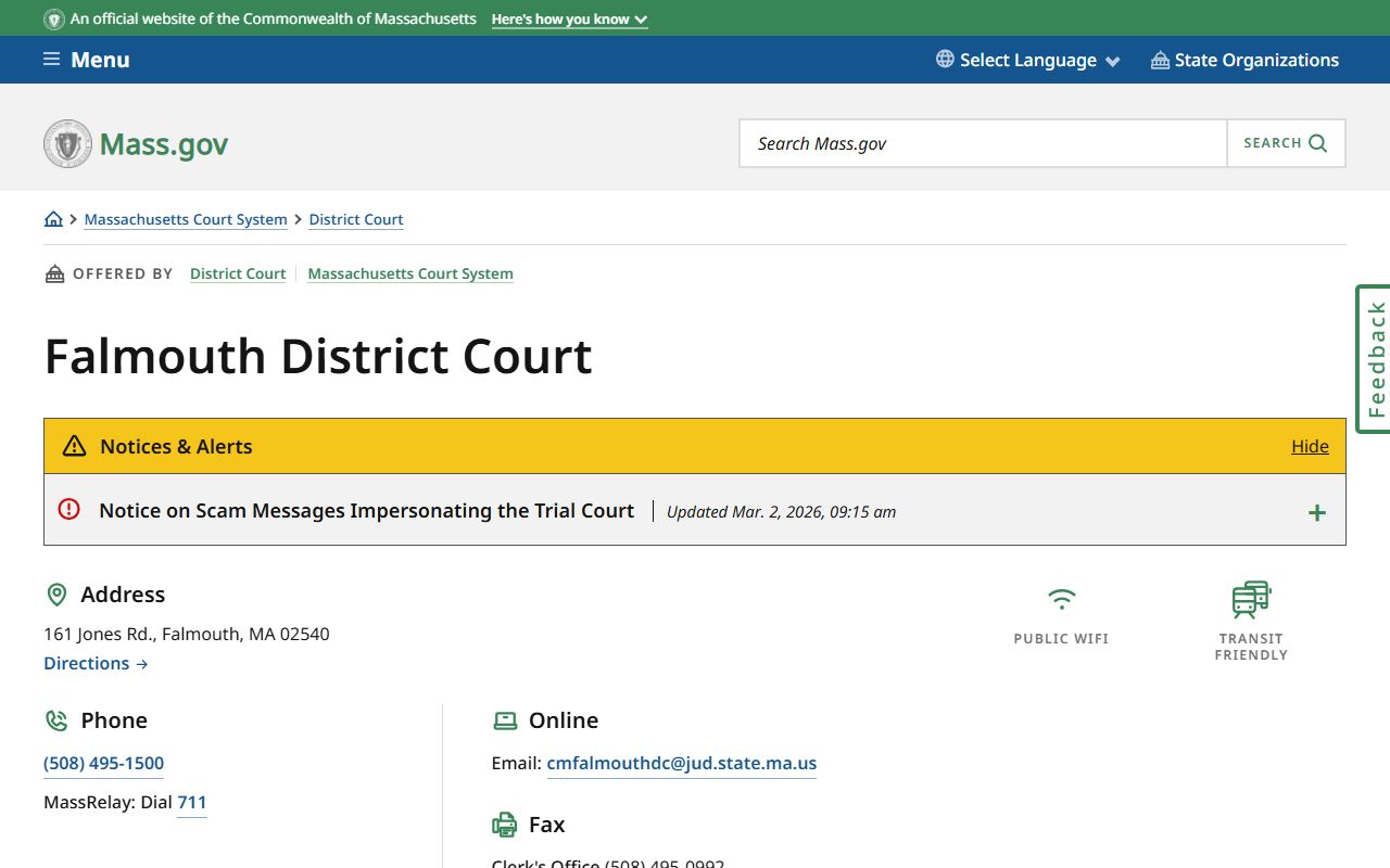 barnstable county traffic ticket records - falmouth district court