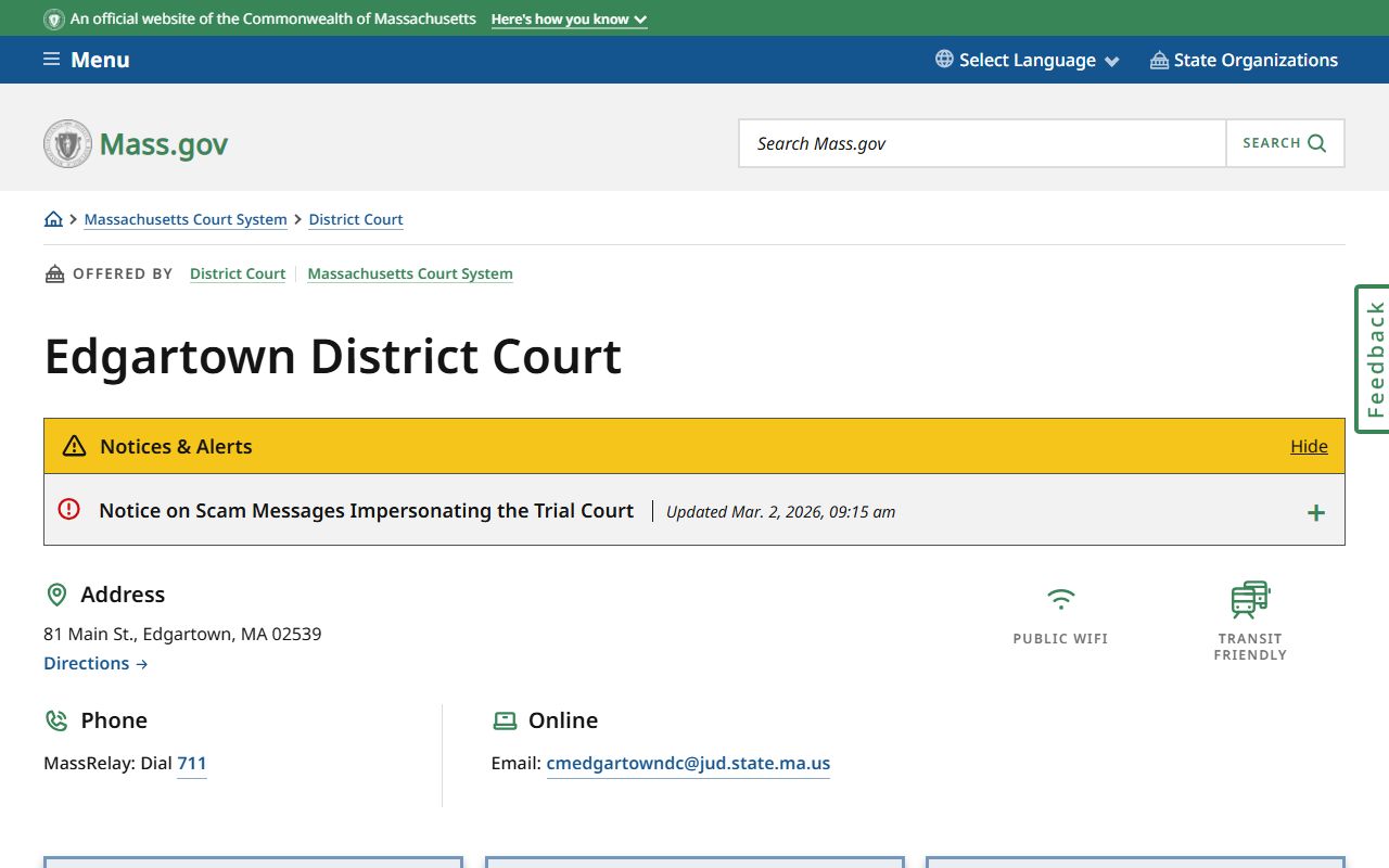 dukes county traffic ticket records - edgartown district court