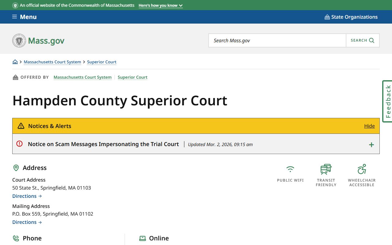hampden county traffic ticket records - hampden county superior court