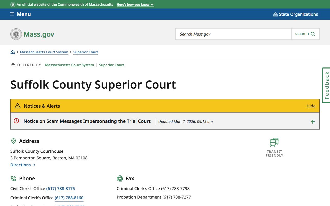 suffolk county traffic ticket records - suffolk county superior court at pemberton square boston