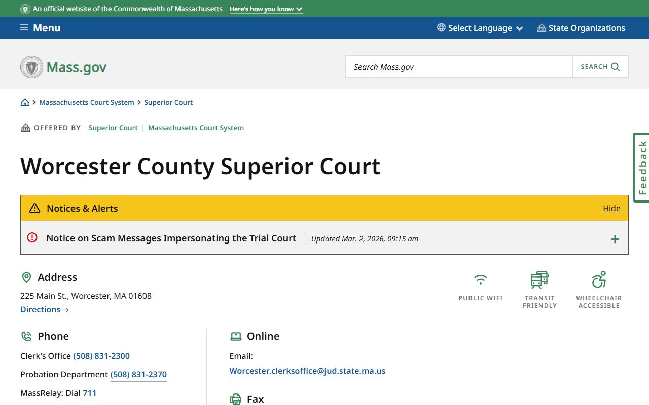 worcester county traffic ticket records - worcester county superior court